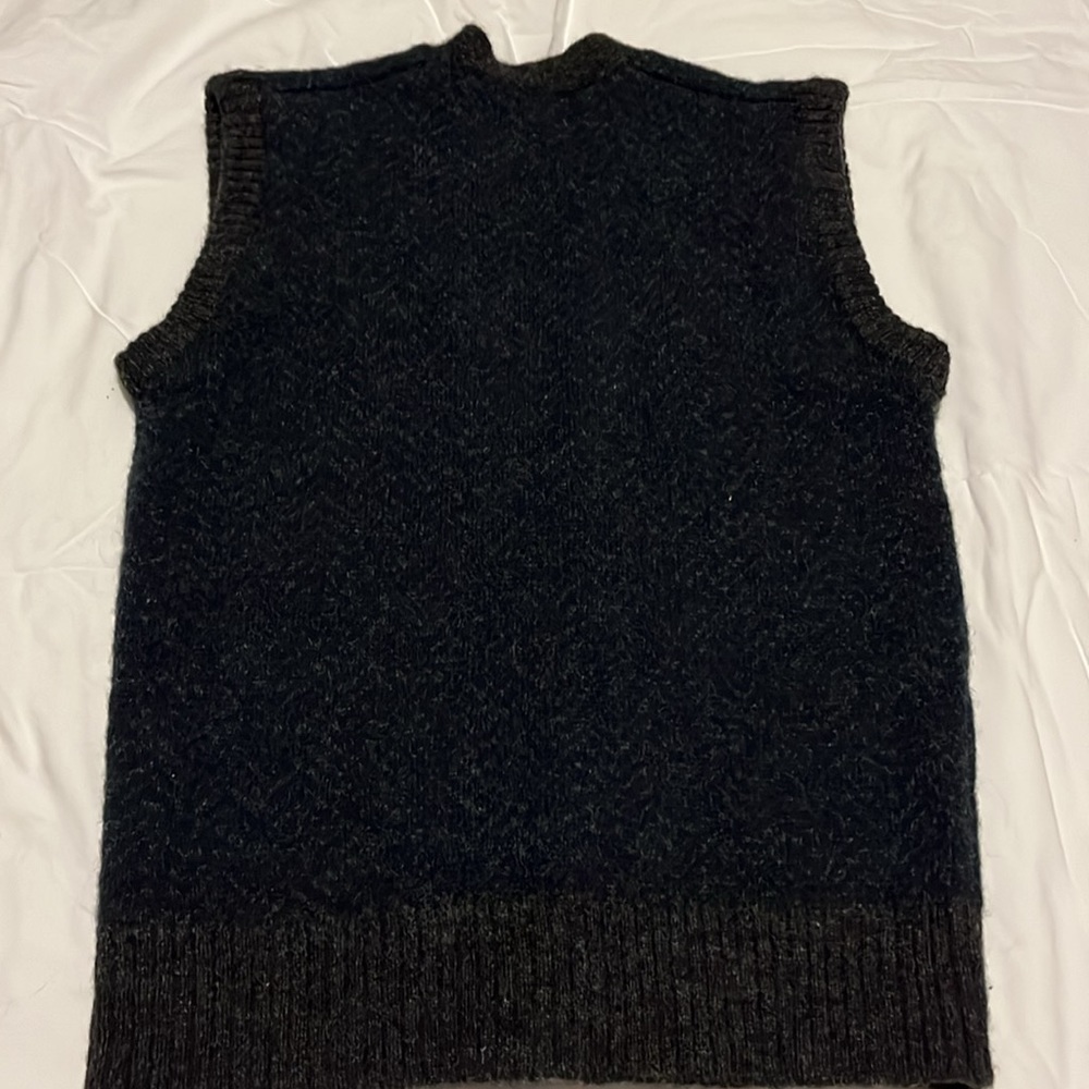 Vintage Daniel Hechter Sweater Vest 100% Scottish Shetland Wool XL - Picture 4 of 4